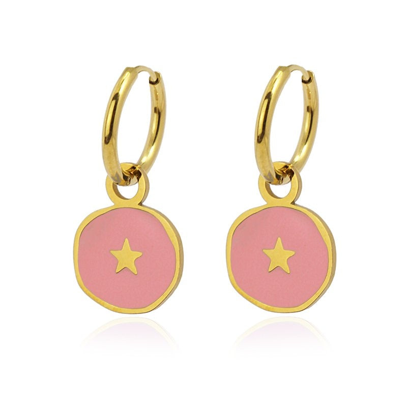 Enamel earrings BPE785