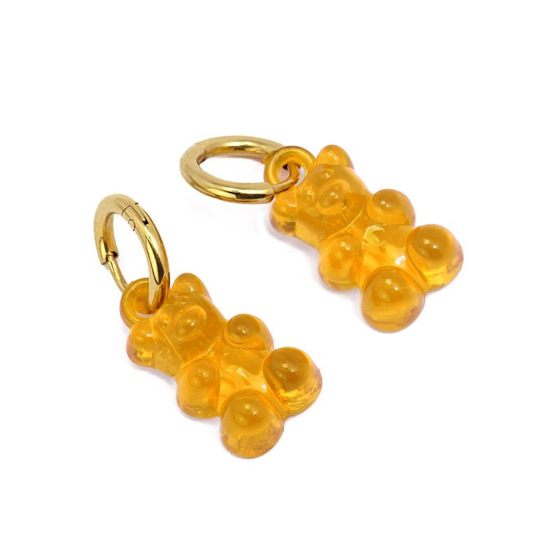 Pendientes osito amarillo 2