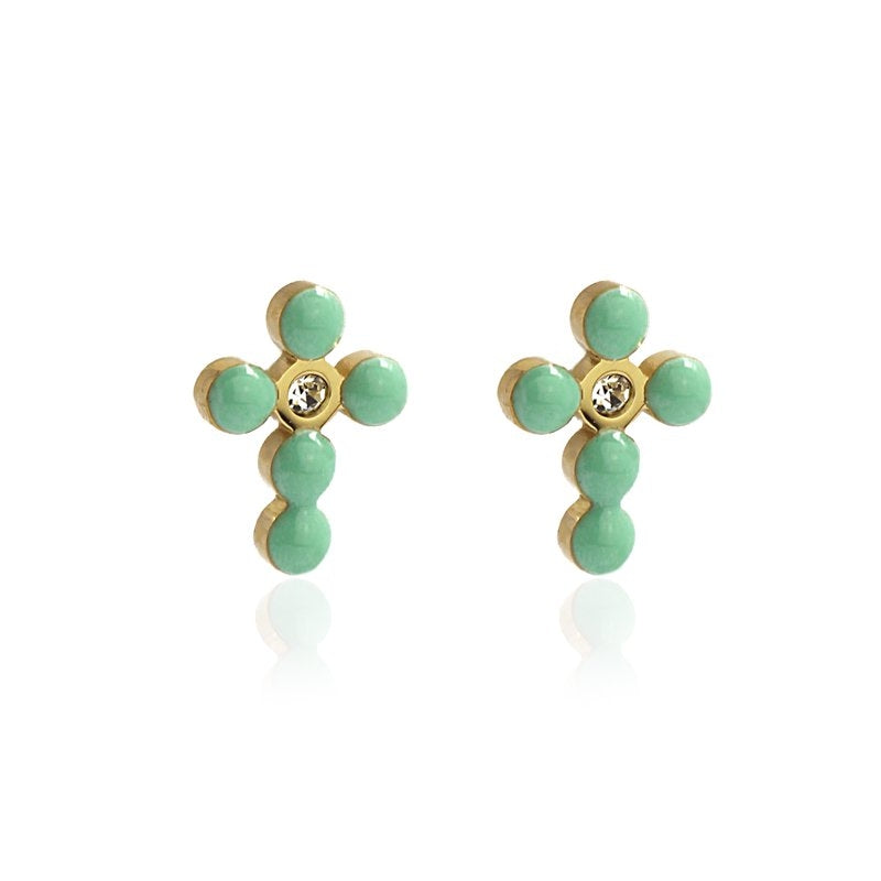 Enamel earrings BPE808