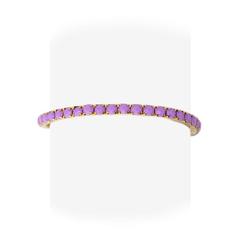 Pulsera riviere morado 2