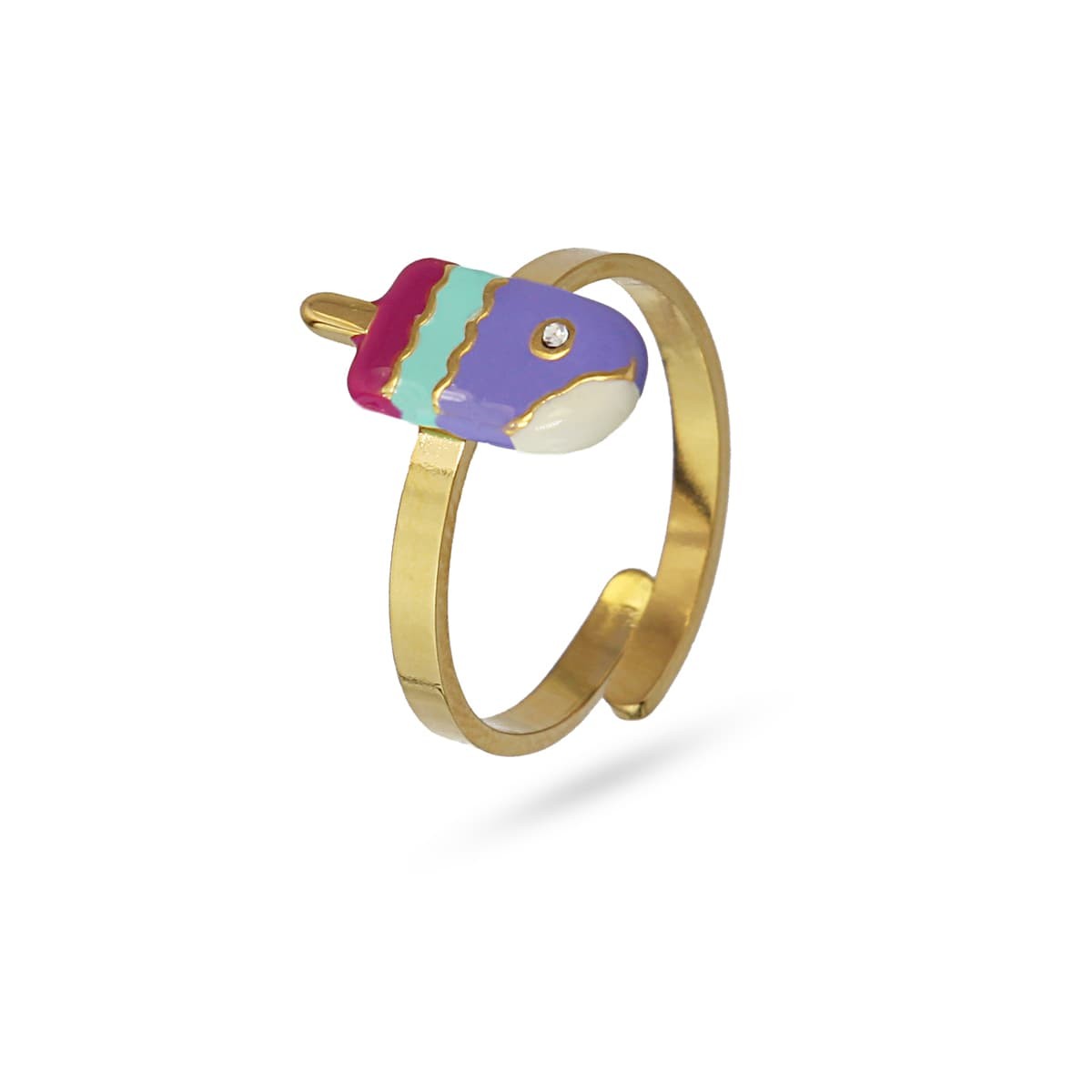 Anillo polo helado lila