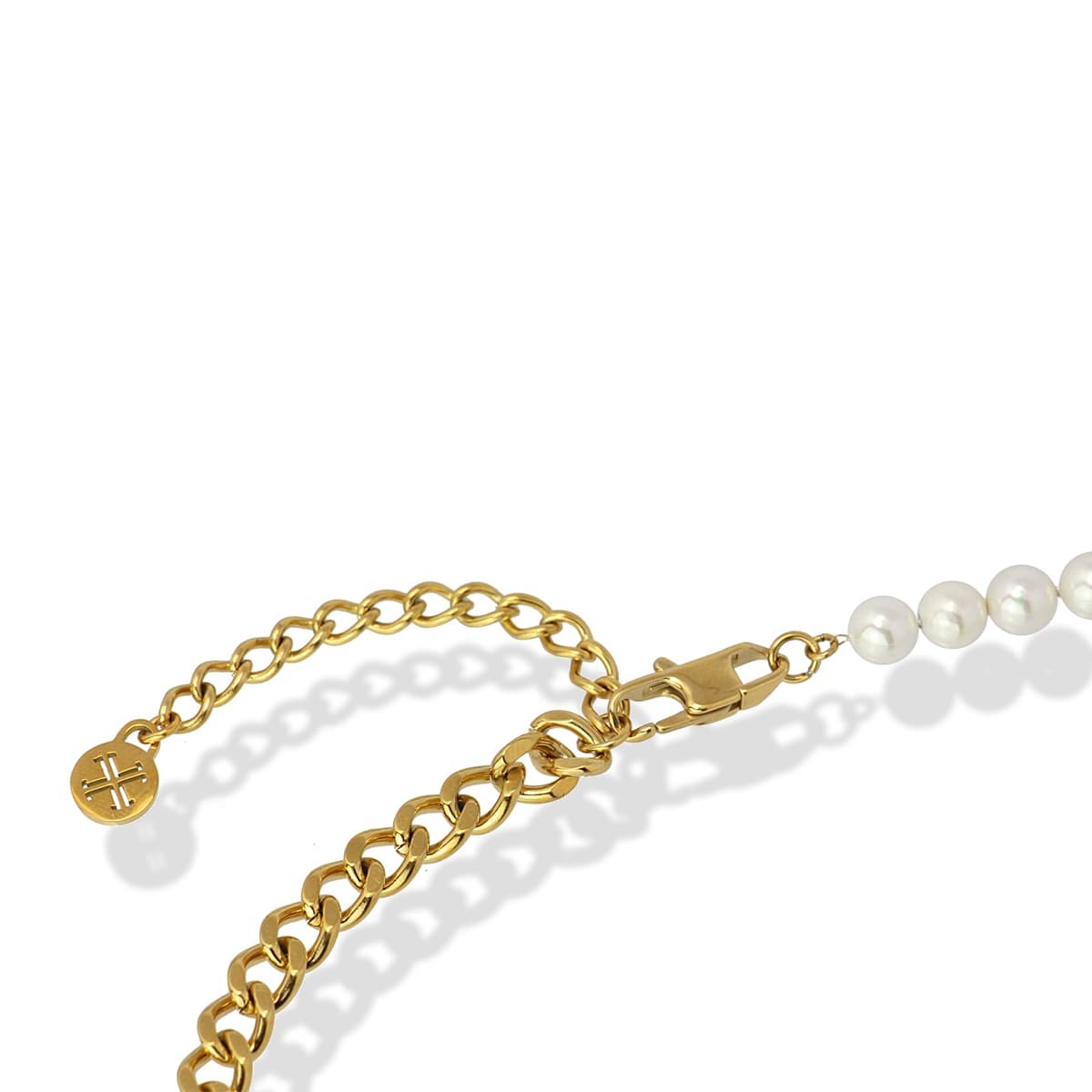 Collar perlas BCO481 dorado