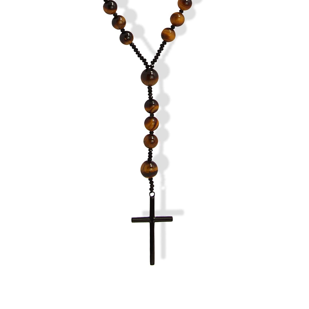 Rosary style necklace without on sale cross