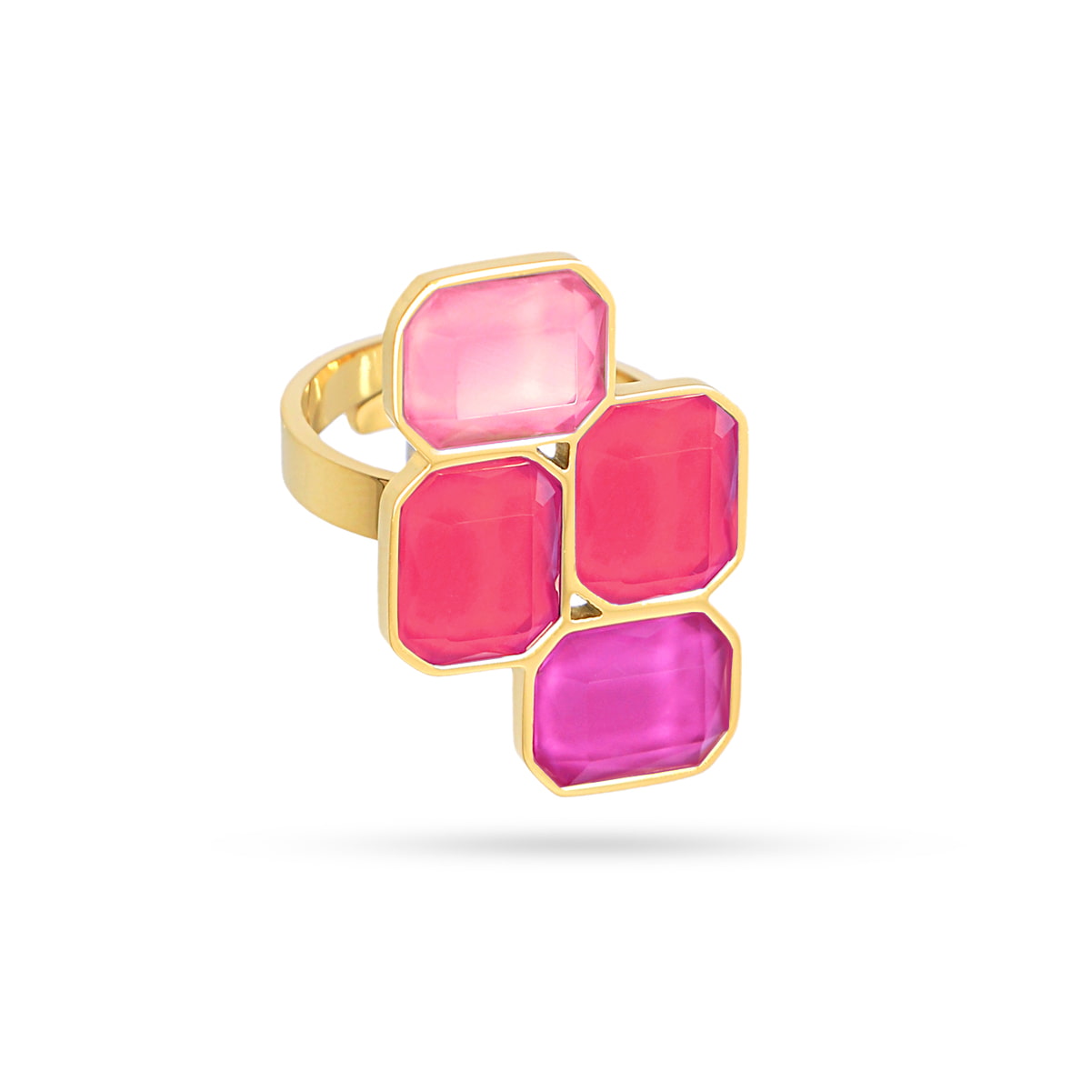 Pixels Prism Ring