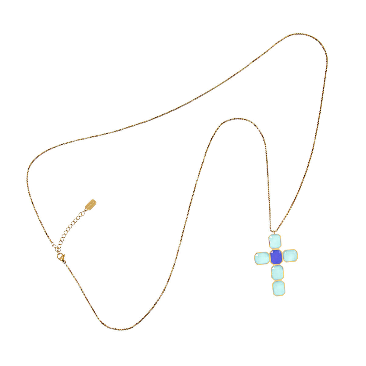 Pixels Halo Long Necklace