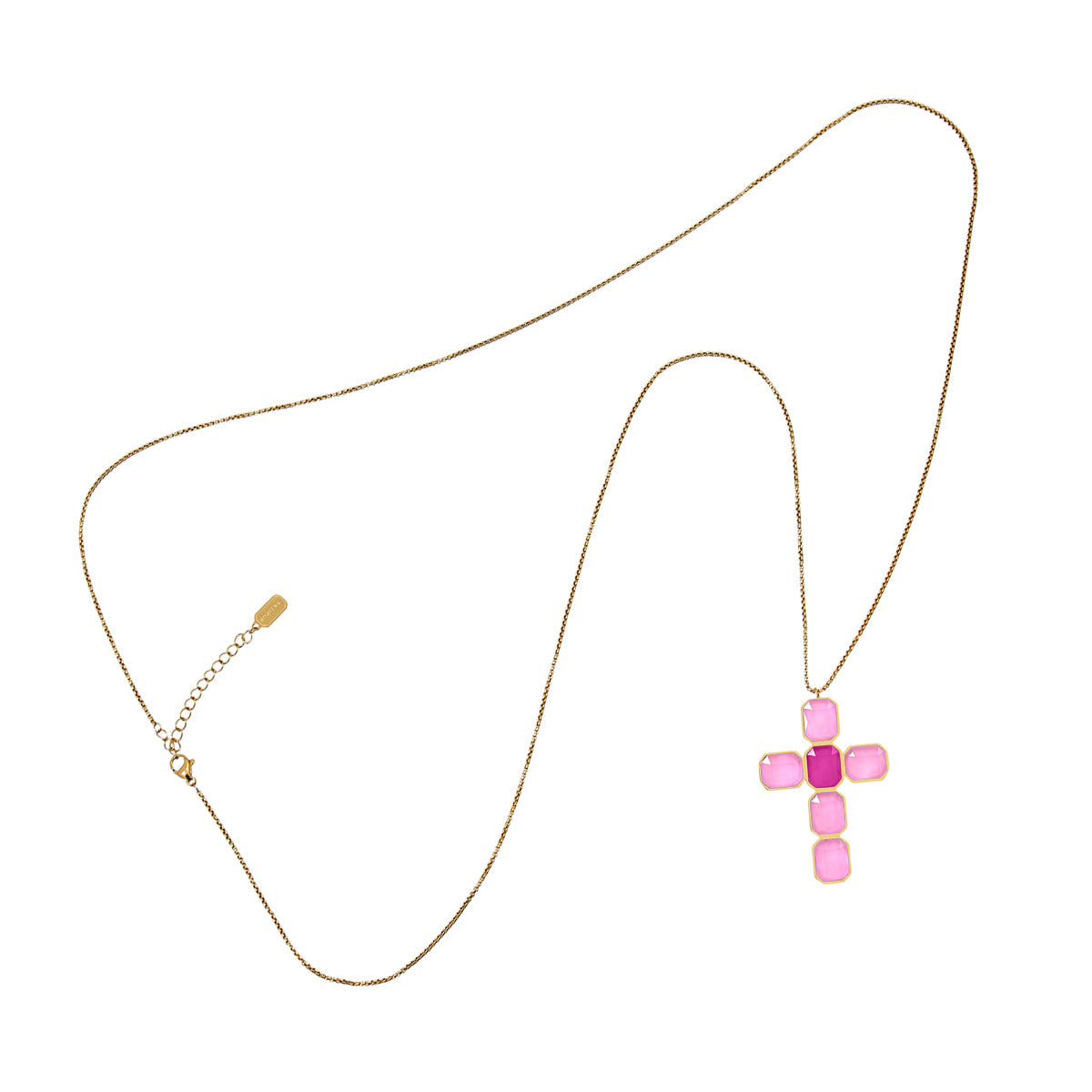 Pixels Halo Long Necklace