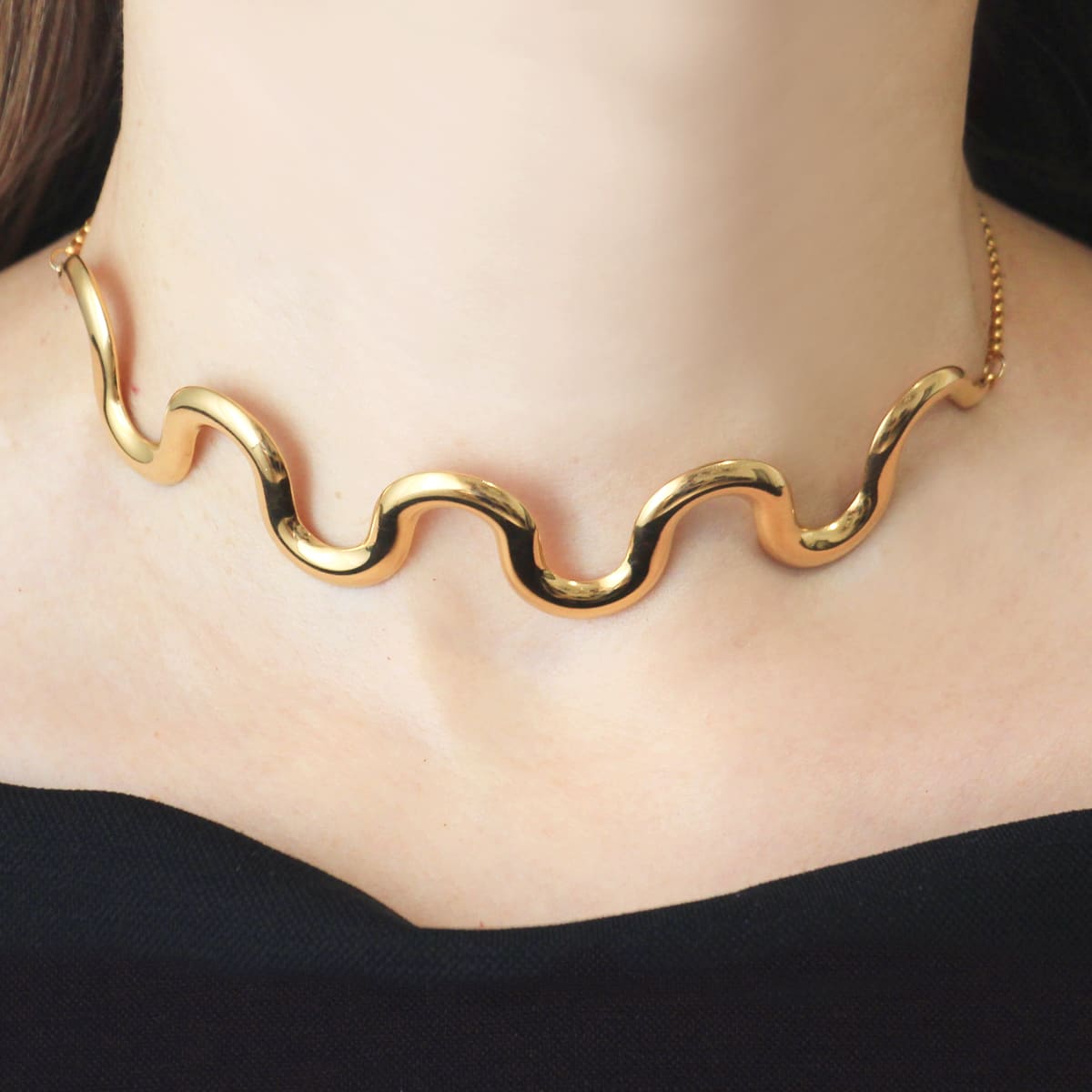 Collar gargantilla Waves