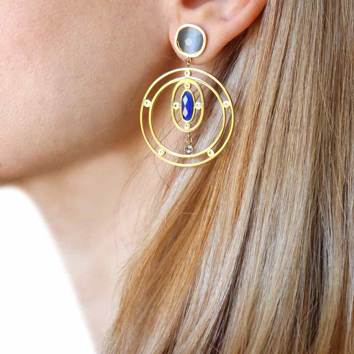 Gazania earrings