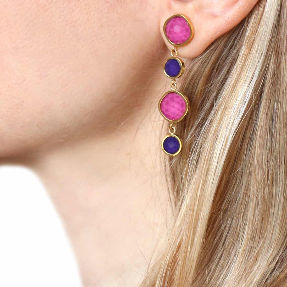 Elata long earrings