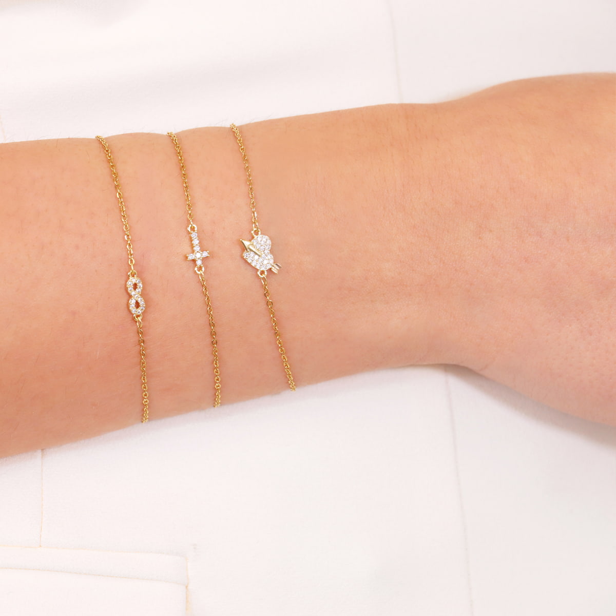 Charming Cross Bracelet