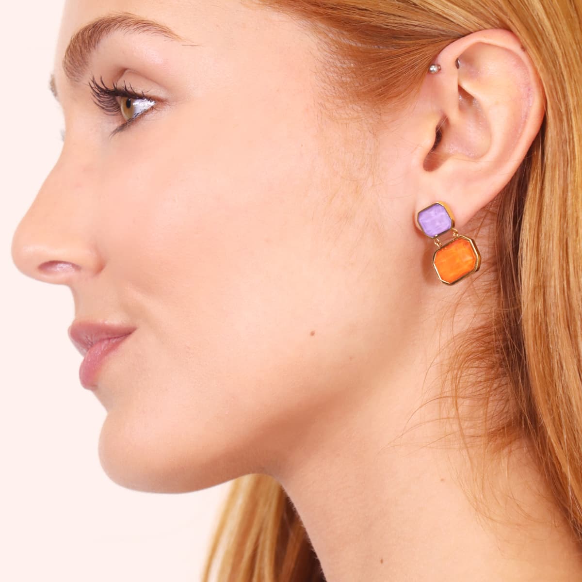 Pendientes Pixels Sunset