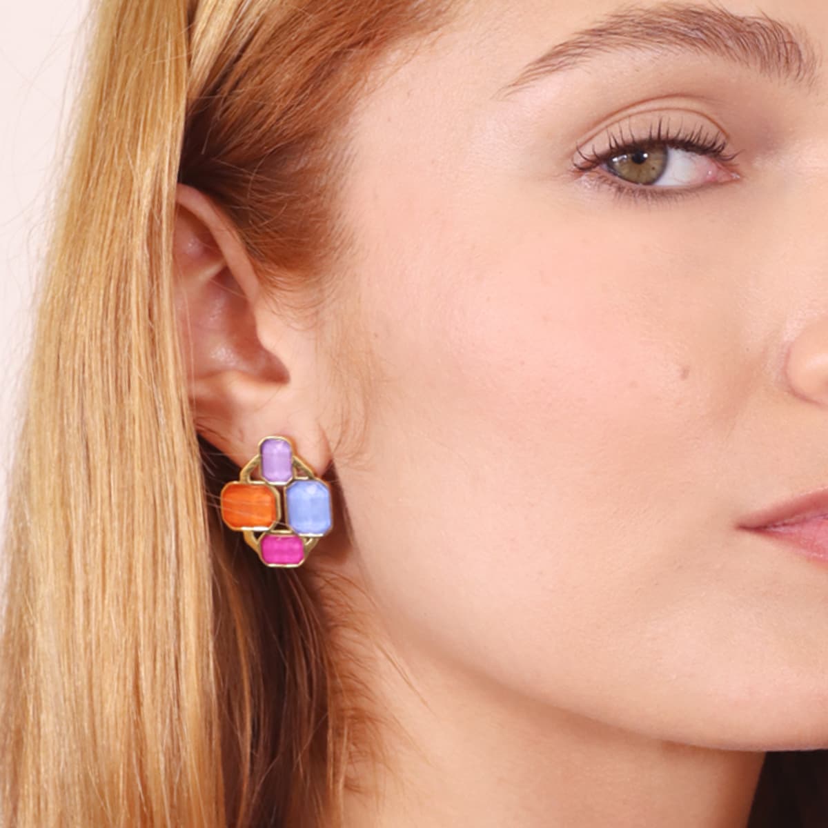 Pendientes Pixels Sunburst