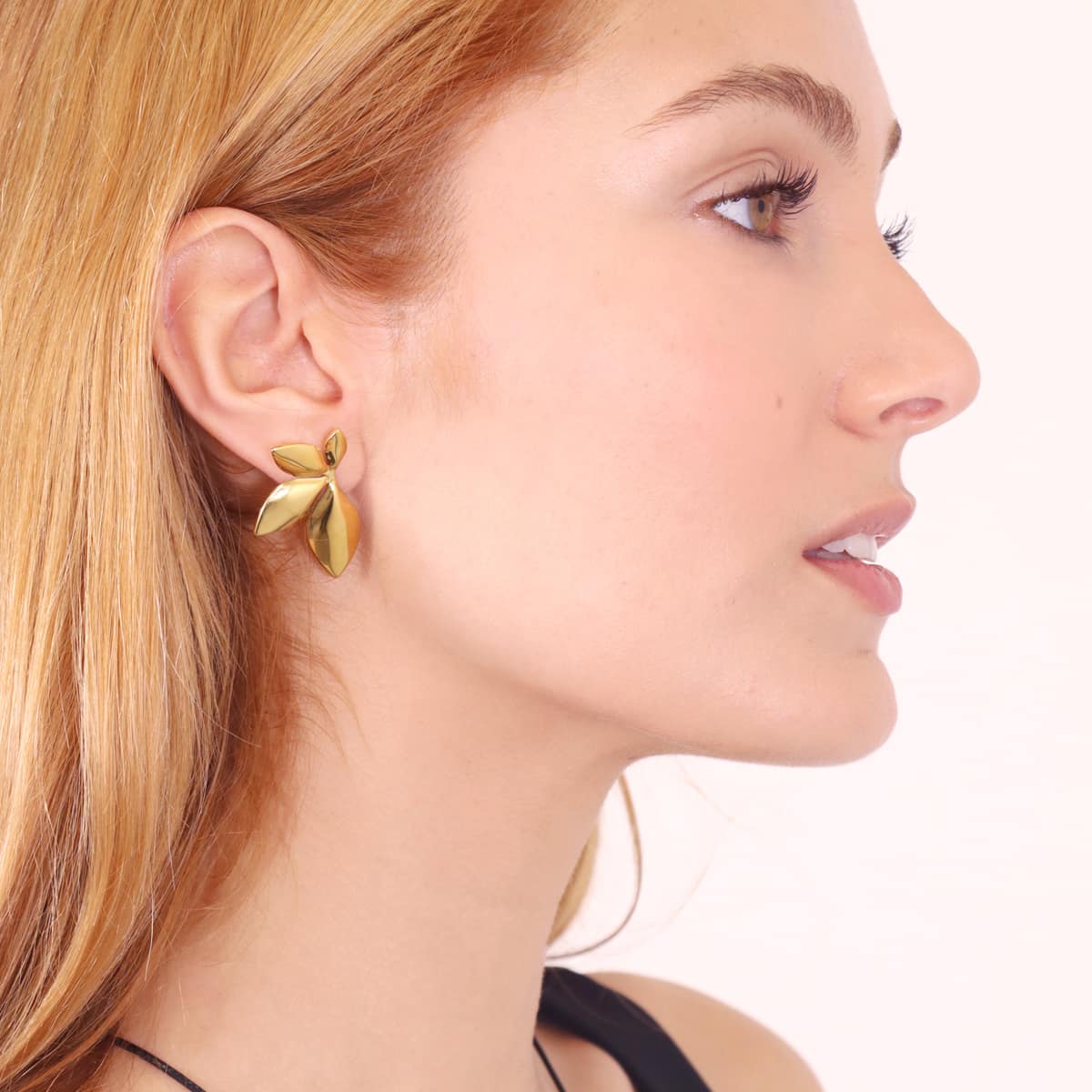 Waves Leaf Earrings