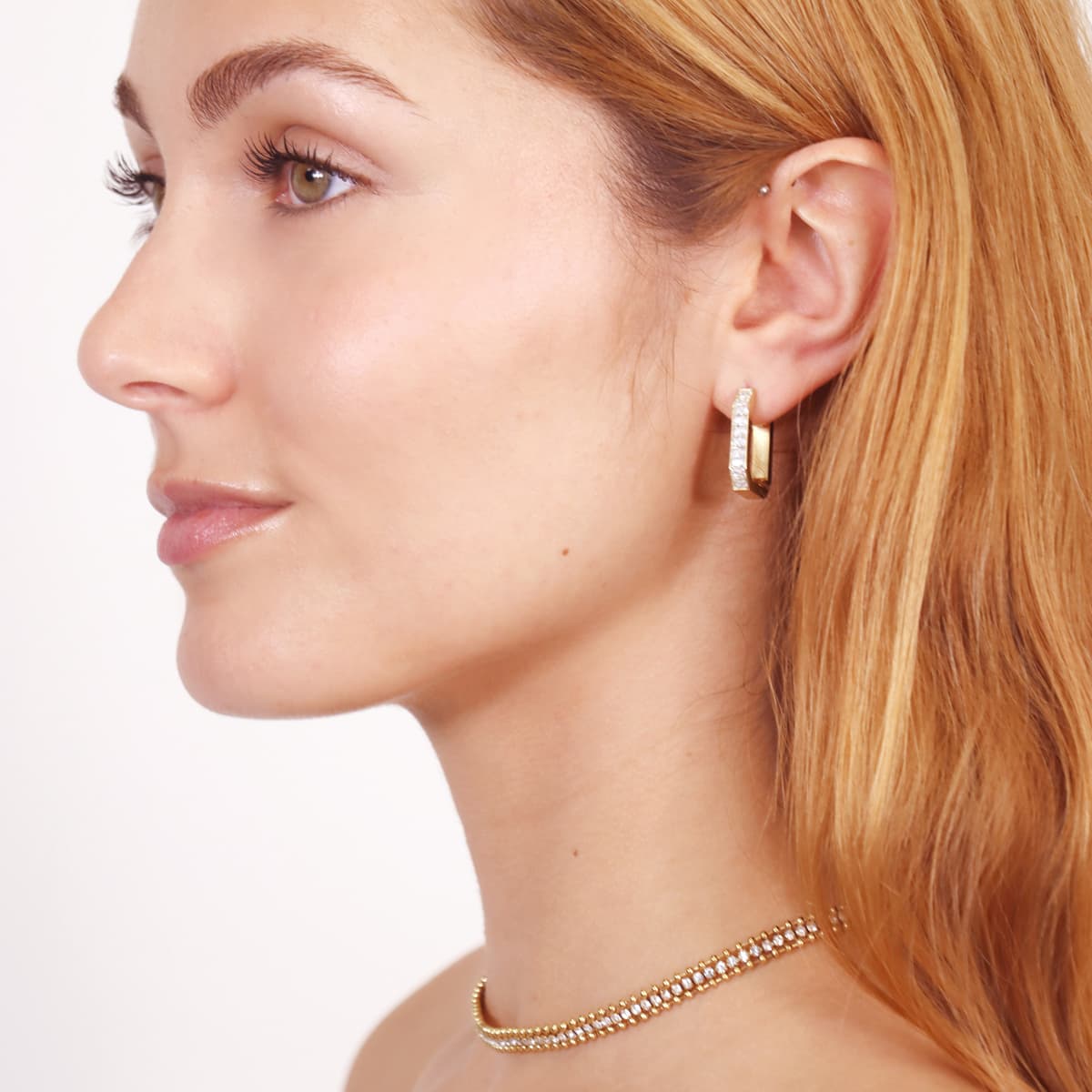 Summer Essentials Square Sparkle Earrings