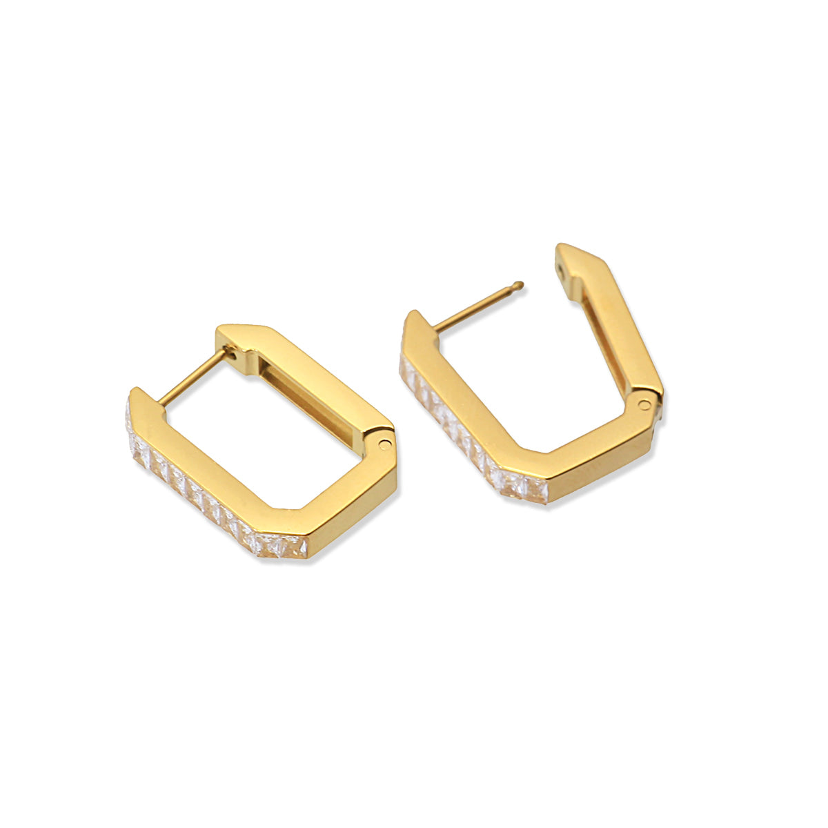 Summer Essentials Square Sparkle Earrings