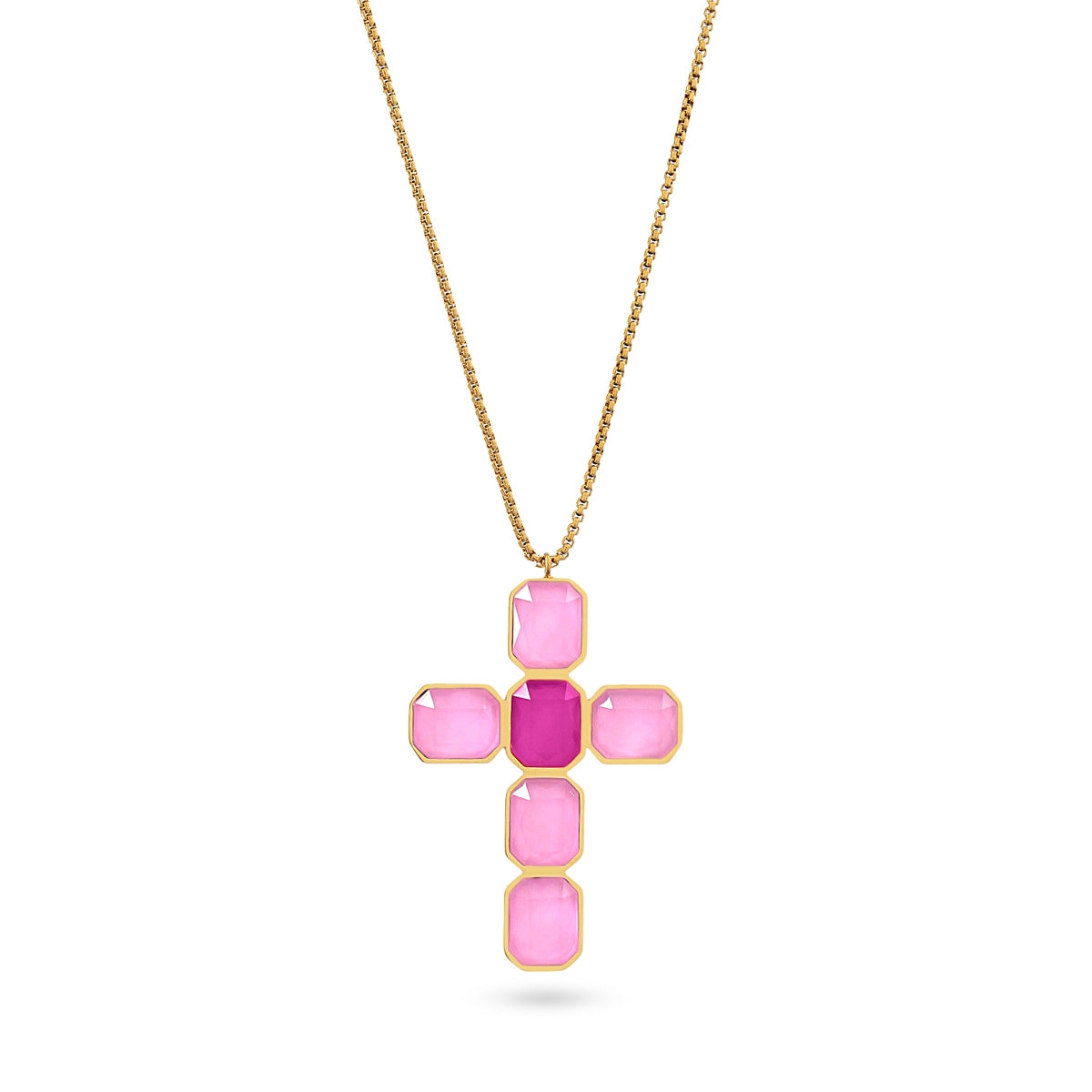 Pixels Halo Long Necklace