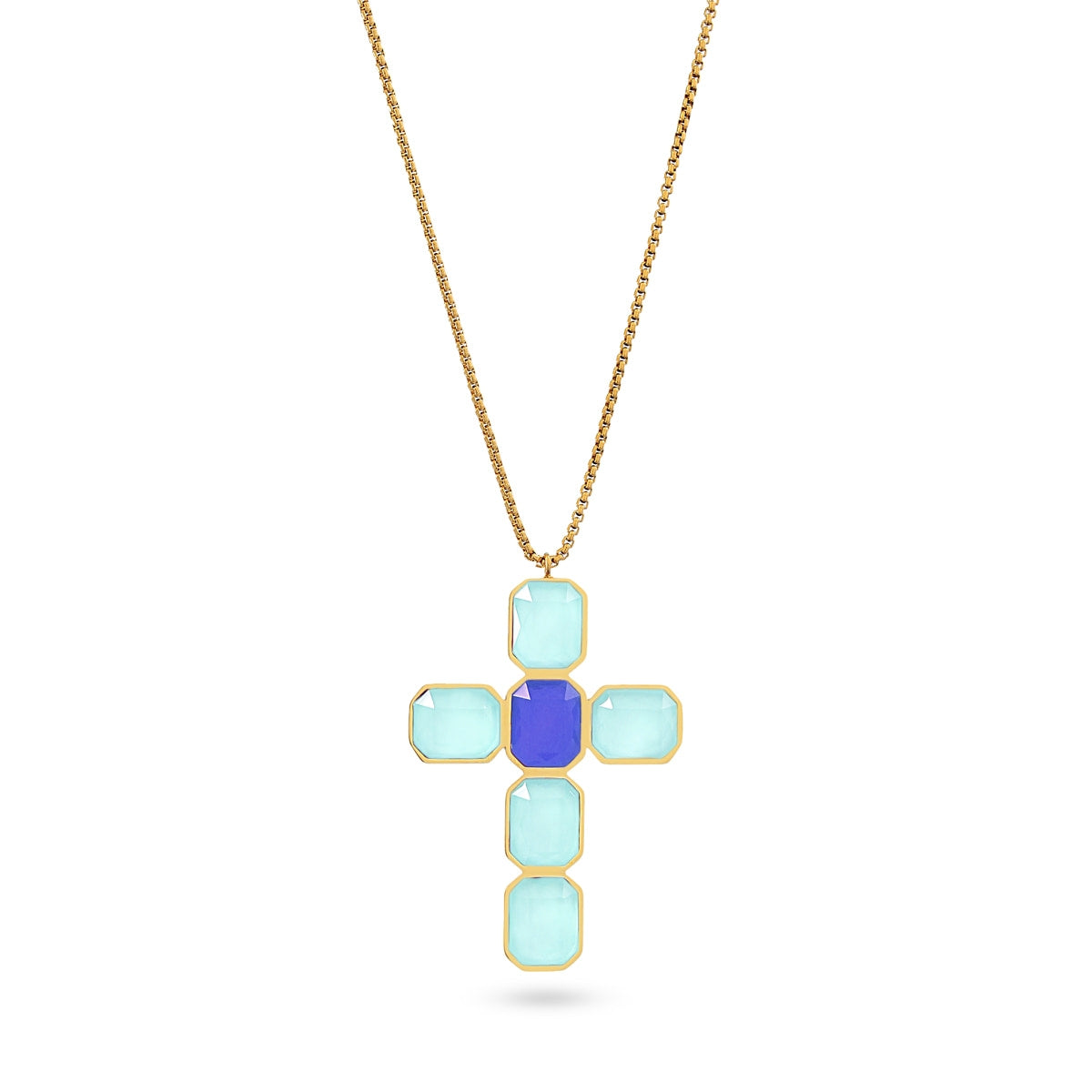 Pixels Halo Long Necklace