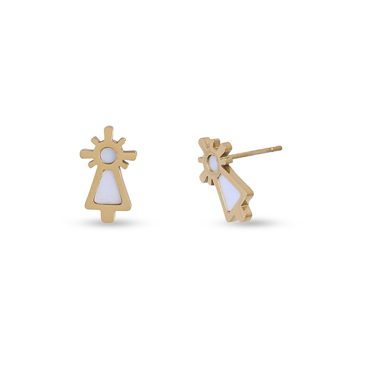 Anchor earrings