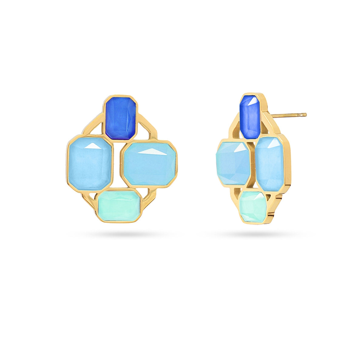 Pendientes Pixels Sunburst