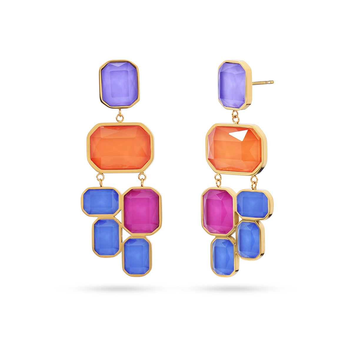 Pendientes Pixels Sunrise